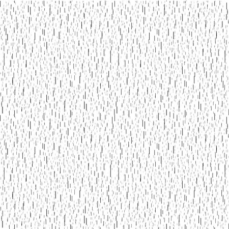 Isolated abstract stylized rain backdrop, falling water drops texture, black vertical strokes on white background vector illustrationのイラスト素材