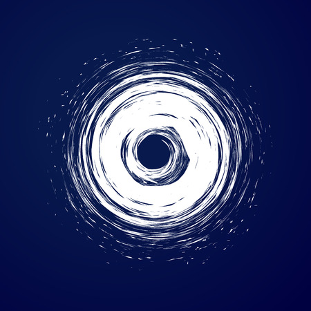 Huge typhoon icon.のイラスト素材