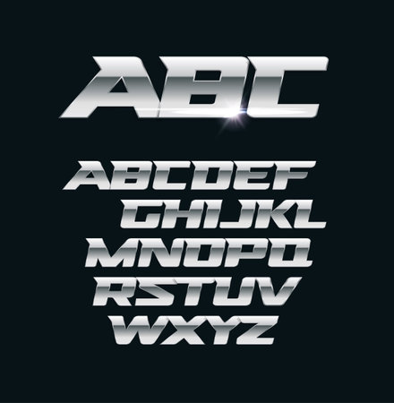 Alphabet lettering.のイラスト素材