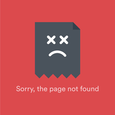 HTTP 404 Not Found error message on red background