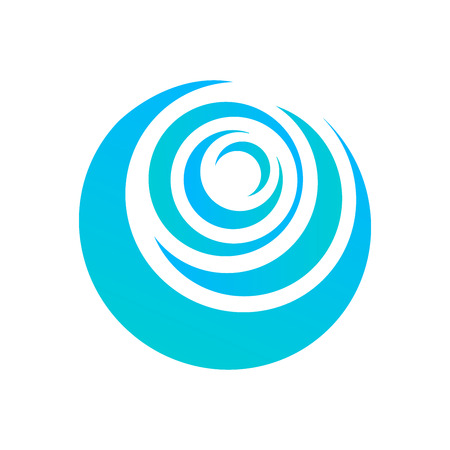 World Oceans Day design template. Ocean health protect graphic symbol. Nature care logo. Environment planet Isolated vector illustration.のイラスト素材