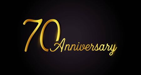 70 anniversary concept.のイラスト素材