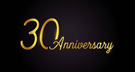 30 anniversary concept.のイラスト素材