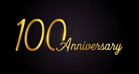 100 anniversary concept.のイラスト素材