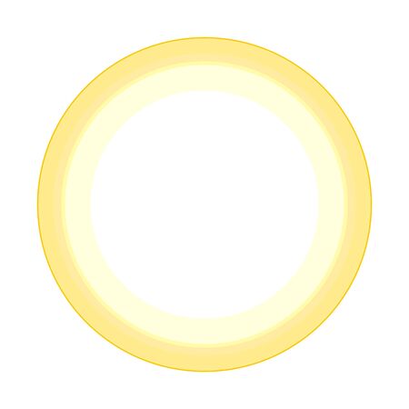 Sunny vector icon. Vector isolated logo. Stylized minimal sun.のイラスト素材