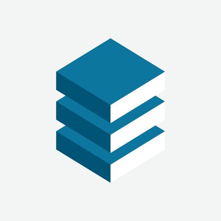 Internet data center  . Software backup emblem. IT industry icon. Computing technologies sign. Information storage and protection symbol. Networking and hardware system vector illustration.のイラスト素材