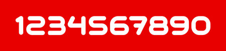 Sport numeric font, dynamic football team numbers letters alphabet, bold rounded jersey typography....