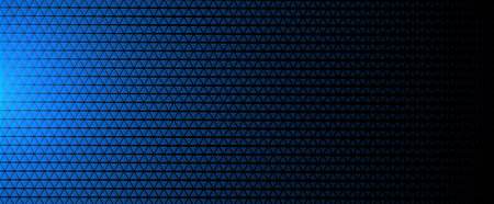 Blue black triangle gradient background abstract geometric pattern. Triangular digital texture for...