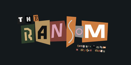 Paper Font Logo Alphabet Vector Collage Letter Set Modern Typography, Note Typographic Design for...