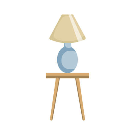 Bedside lamp, vector illustrationのイラスト素材