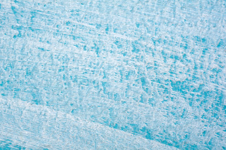 Beautiful Abstract Grunge Decorative Light Blue Cyan Painted Stucco Wall Texture. Handmade Rough...