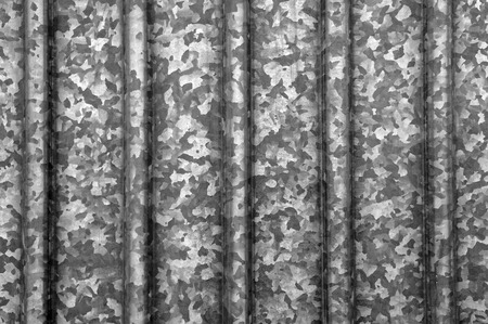 old weathered corrugated zinc texture background with rustの写真素材