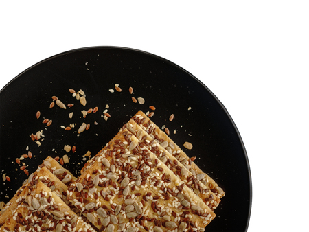 Cookies with cereals, healthy cookies with sunflower seeds, flax seeds and sesame seeds.