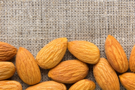 Almonds backgroundの写真素材