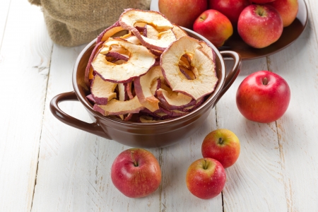 Dried applesの写真素材