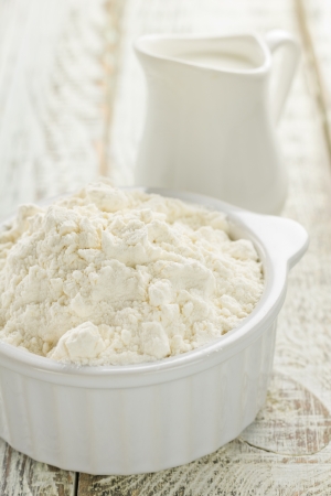 Flour, milkの写真素材