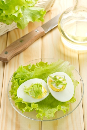 Boiled eggsの写真素材