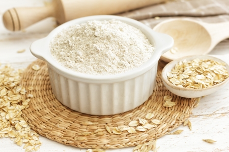 Oat flourの写真素材