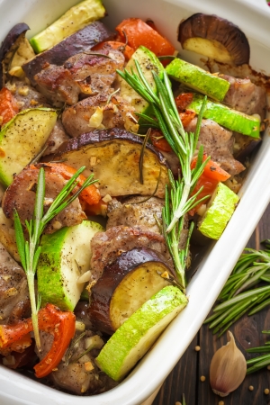 Meat and vegetablesの写真素材