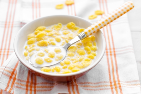 Corn flakesの写真素材