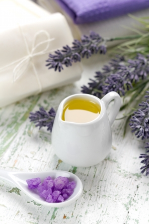 Lavender oilの写真素材