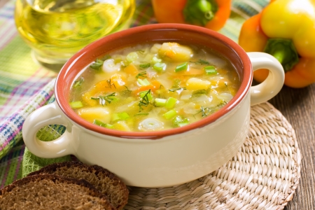 Vegetable soupの写真素材