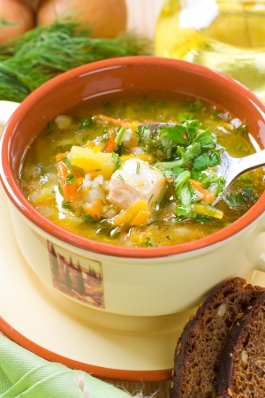 Vegetable soupの写真素材