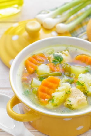Vegetable soupの写真素材