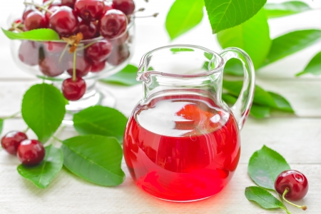 Cherry juiceの写真素材