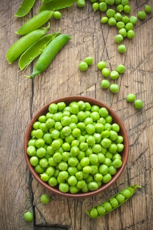 Green peasの写真素材