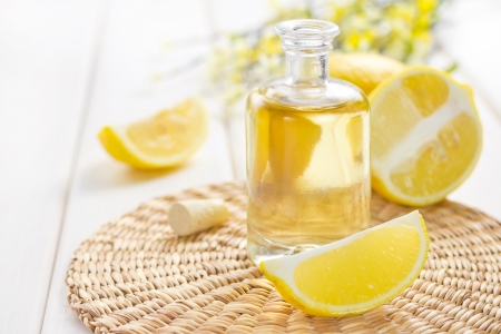 lemon oilの写真素材