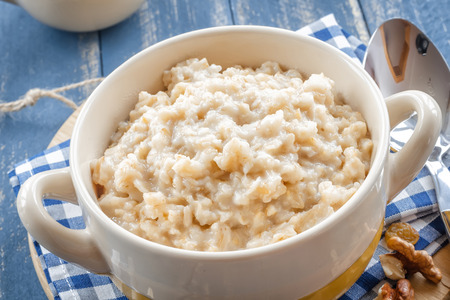Oats porridgeの写真素材