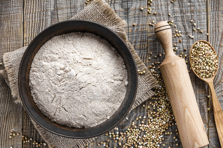 Buckwheat flourの写真素材