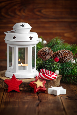 christmas lanternの写真素材