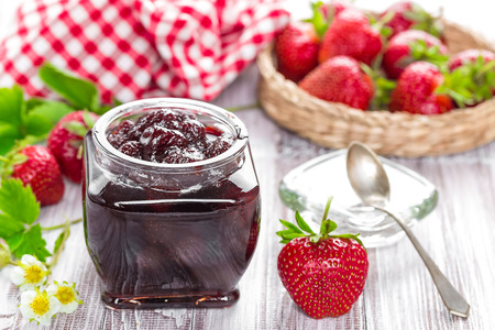 strawberry jamの写真素材