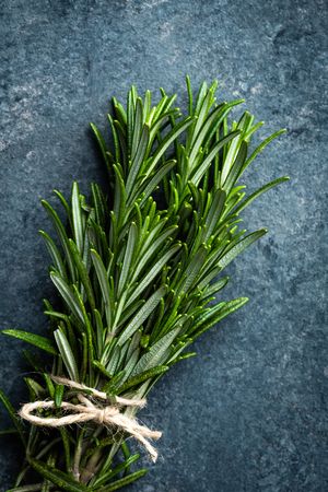 Fresh rosemary twigsの写真素材