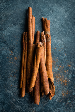 Cinnamon sticksの写真素材