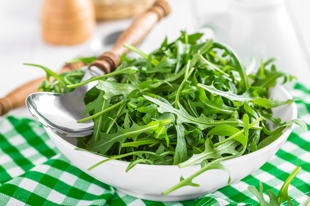 Arugula leaves, rucolaの写真素材