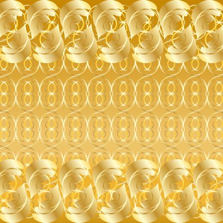 Gold vintage tenderness background with ornament and graphic element.のイラスト素材