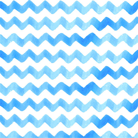 Watercolor Ocean Waveのイラスト素材