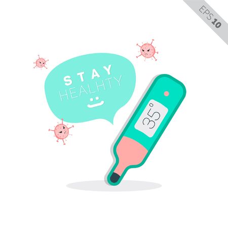 healthy kit starter pack illustration, vectorのイラスト素材