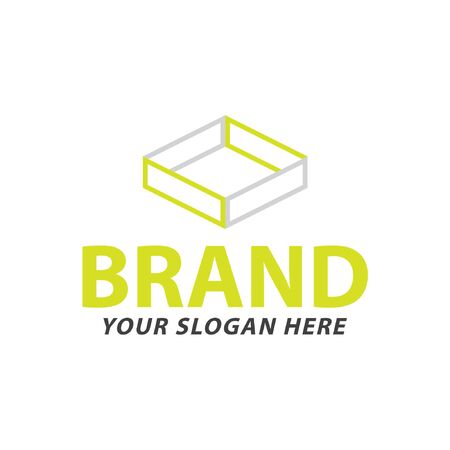 creative square logo design, vectorのイラスト素材