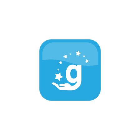 Creative letter g icon logo designのイラスト素材