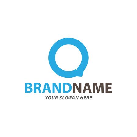 Creative Chat Logo Design, Vectorのイラスト素材