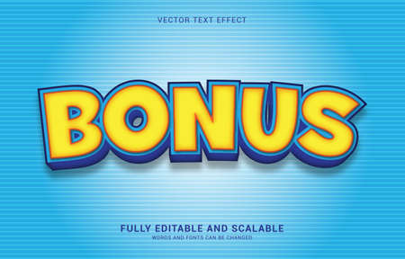 editable text effect, Bonus style can be use to make Titleのイラスト素材