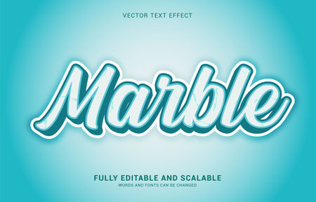 editable text effect, Marble style can be use to make Titleのイラスト素材