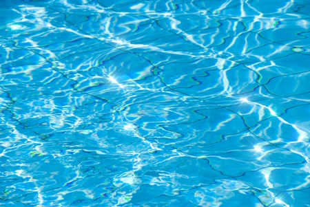 Abstract background - turquoise water in pool