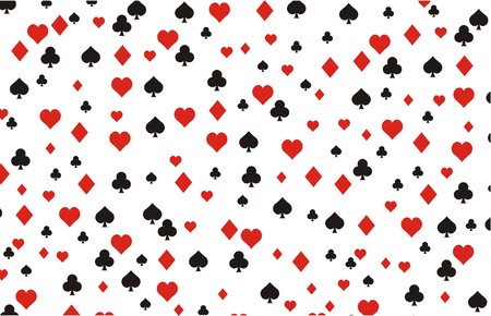 playing card background patternのイラスト素材