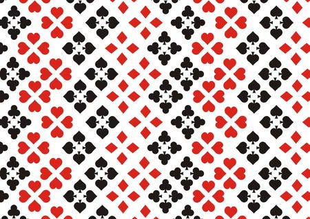playing card element backgroundのイラスト素材