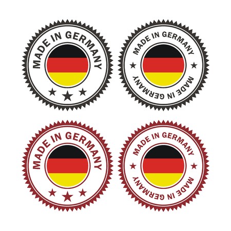 made in germany - badgesのイラスト素材